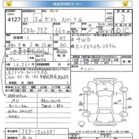 Honda ZEST лот № 4127 оценка 3  с аукциона в Японии 5