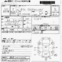 Opel ASTRA WAGON лот № 8774 оценка 3  с аукциона в Японии 7