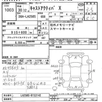 Daihatsu Cast лот № 1003 оценка 3.5  с аукциона в Японии 7