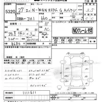 Honda N WGN лот № 5320 оценка 3.5  с аукциона в Японии 4