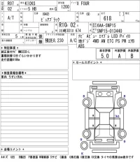 Nissan KIX лот № 1021 оценка 5  с аукциона в Японии 5