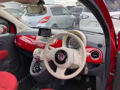 Fiat 500  с аукциона в Японии