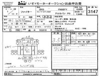 Mitsubishi FUSO FIGHTER лот № 3147 оценка 3.5  с аукциона в Японии 4