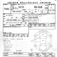 Suzuki SWIFT лот № 7082 оценка R  с аукциона в Японии 8