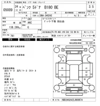 Mercedes-Benz B CLASS лот № 5009 оценка 3.5  с аукциона в Японии 6