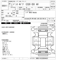 Mercedes-Benz E CLASS лот № 5011 оценка 3.5  с аукциона в Японии 6