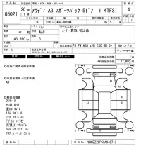 Audi A3 лот № 5021 оценка 4  с аукциона в Японии 5