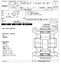 Ford FIESTA лот № 5025 оценка 4  с аукциона в Японии 6