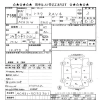 Toyota RAV4 лот № 7155 оценка 3  с аукциона в Японии 8