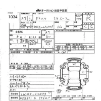 Daihatsu MIRA E S лот № 1034 оценка R  с аукциона в Японии 7