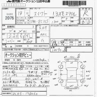 Suzuki SWIFT лот № 2075 оценка R  с аукциона в Японии 7