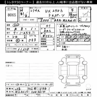 Lexus UX лот № 8065 оценка 4.5  с аукциона в Японии 9
