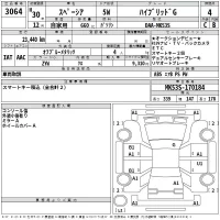 Suzuki SPACIA лот № 3064 оценка 4  с аукциона в Японии 2