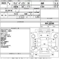 Subaru SAMBAR лот № 3025 оценка 3.5  с аукциона в Японии 2
