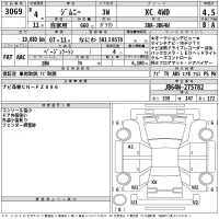 Suzuki JIMNY лот № 3069 оценка RA  с аукциона в Японии 2