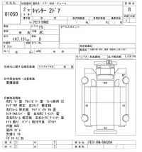 Mitsubishi CANTER лот № 1050 оценка R  с аукциона в Японии 10