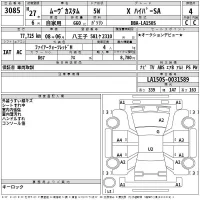 Daihatsu MOVE лот № 3085 оценка 4  с аукциона в Японии 2