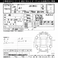 Audi A1 лот № 70010 оценка R  с аукциона в Японии 7