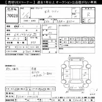 Mitsubishi EK WAGON лот № 70028 оценка R  с аукциона в Японии 7