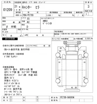 Mitsubishi CANTER лот № 1209 оценка 3  с аукциона в Японии 10