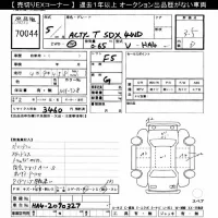 Honda ACTY TRUCK лот № 70044 оценка 3.5  с аукциона в Японии 7