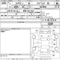 Mazda FLAIR WAGON лот № 3295 оценка RA  с аукциона в Японии 2