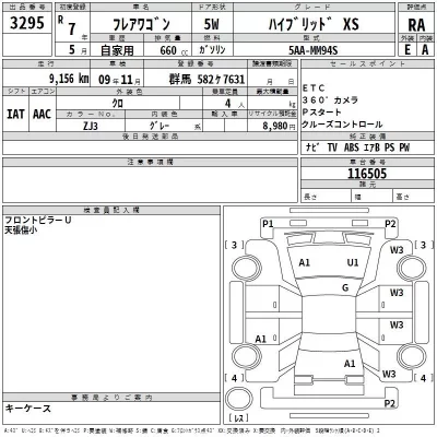 Mazda FLAIR WAGON  с аукциона в Японии