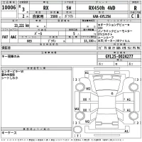 Lexus RX лот № 10006 оценка R  с аукциона в Японии 2