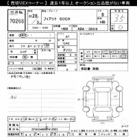 Fiat 500X лот № 70268 оценка 3.5  с аукциона в Японии 7