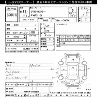 Mitsubishi OUTLANDER лот № 60016 оценка 3.5  с аукциона в Японии 8
