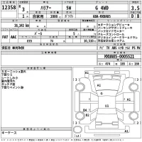 Toyota HARRIER лот № 12358 оценка 3.5  с аукциона в Японии 2