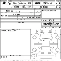 Smart FORTWO лот № 5013 оценка 4.5  с аукциона в Японии 2