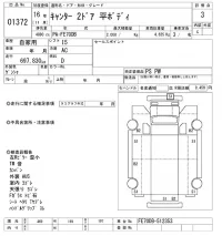 Mitsubishi CANTER лот № 1372 оценка 3  с аукциона в Японии 10