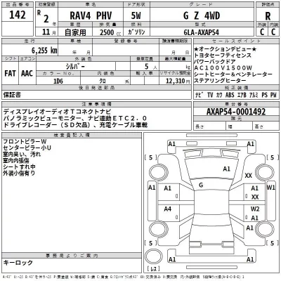 Toyota RAV4  с аукциона в Японии