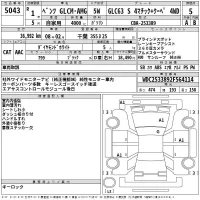 Mercedes-Benz AMG лот № 5043 оценка 5  с аукциона в Японии 2