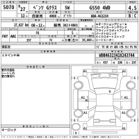 Mercedes-Benz G CLASS лот № 5070 оценка 4.5  с аукциона в Японии 2