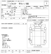 Mitsubishi CANTER лот № 1432 оценка 3  с аукциона в Японии 10
