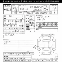 Mazda CX-3 лот № 60222 оценка 4  с аукциона в Японии 9