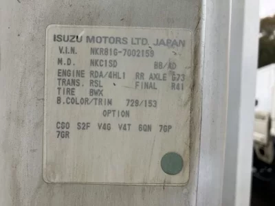Isuzu ELF  с аукциона в Японии