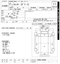 Mitsubishi CANTER лот № 51009 оценка 3.5  с аукциона в Японии 10