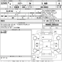 Toyota HARRIER лот № 12505 оценка 4  с аукциона в Японии 2