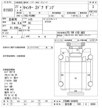 Mitsubishi CANTER лот № 1503 оценка 3  с аукциона в Японии 11