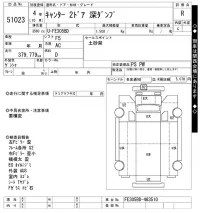 Mitsubishi CANTER лот № 51023 оценка R  с аукциона в Японии 10