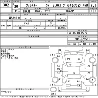 Subaru FORESTER лот № 302 оценка 3.5  с аукциона в Японии 2