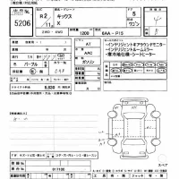 Nissan KIX лот № 5206 оценка 4  с аукциона в Японии 9