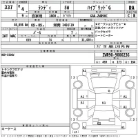 Suzuki LANDY лот № 337 оценка RA  с аукциона в Японии 2