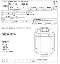 Nissan TRUCK лот № 1588 оценка 3  с аукциона в Японии 10