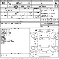 Toyota ESQUIRE лот № 472 оценка RA  с аукциона в Японии 2