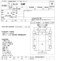 Mitsubishi CANTER лот № 1687 оценка RB  с аукциона в Японии 10