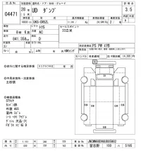 Nissan UD SERIES лот № 4471 оценка 3.5  с аукциона в Японии 9